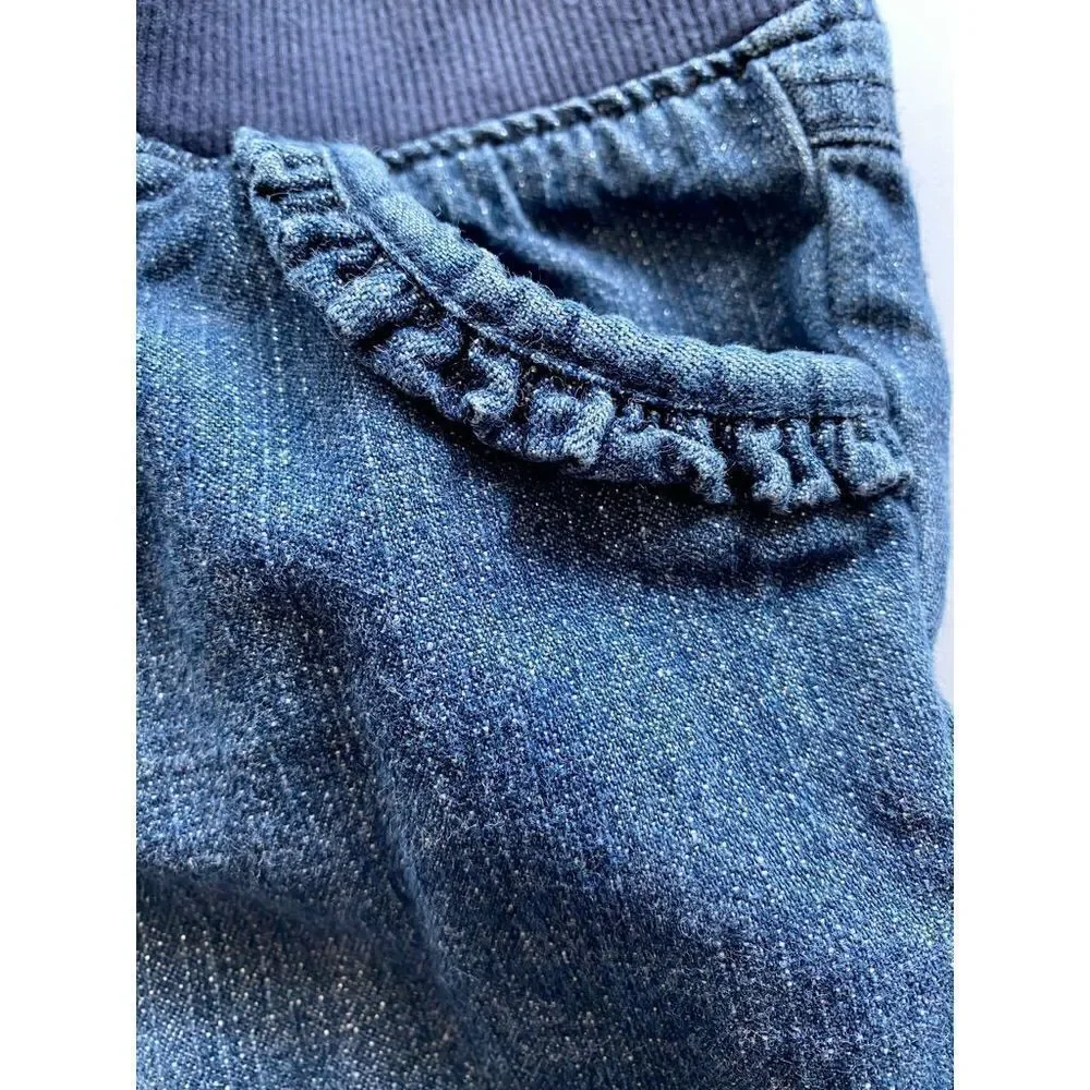 Girl’s Sparkle Denim Jeans 3T Toddler Garanimals
